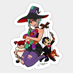 witch doll Sticker